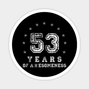 Vintage 53 years of awesomeness Magnet